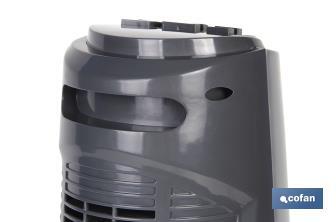 Termo ventilador Eléctrico | Modelo Varsovia | Doble Función de Calor 1000 - 2000 W | Calefactor Cerámico PTC - Cofan