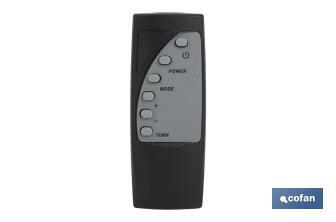Termo ventilador Eléctrico | Modelo Varsovia | Doble Función de Calor 1000 - 2000 W | Calefactor Cerámico PTC - Cofan