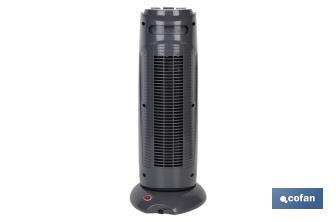 Termo ventilador Eléctrico | Modelo Varsovia | Doble Función de Calor 1000 - 2000 W | Calefactor Cerámico PTC - Cofan