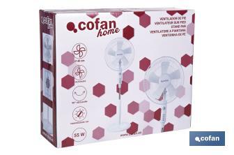 Ventilador de pé Modelo Ábrego - Cofan