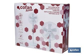 Ventilador de pie Modelo Ábrego - Cofan