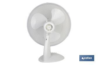 Ventilador Blanco Modelo Solano de 3 velocidades - Cofan