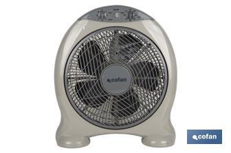 Box Fan with Timer, Cierzo Model - Cofan