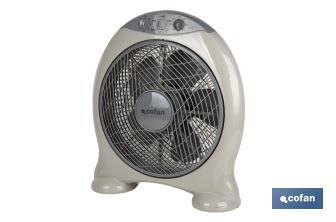 Box Fan with Timer, Cierzo Model - Cofan