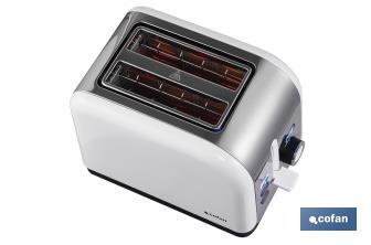 Toaster with LED display, Zorita Model - Cofan