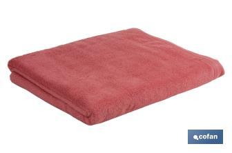Toalha de rosto Cor coral I 100% algodão I Gramagem 580g/metro I Medidas 50 x 100 cm - Cofan