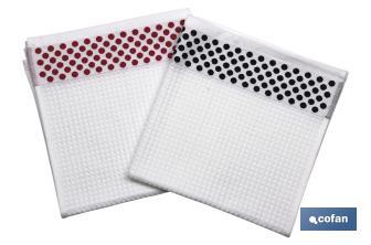 Pack de 2 paños de cocina | Medidas: 50 x 50 cm | Color blanco - Cofan