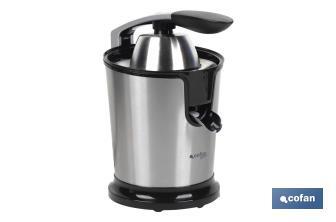 Electric juicer | Ribadeo Model | Power: 160W | Stainless steel | Non-electrical parts suitable for dishwasher - Cofan