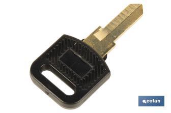 Llave en bruto adecuada para los buzones Cofan - Cofan