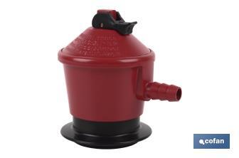 Butane/propane gas regulator | Pressure: 30 or 50mbar | Domestic use | Regulator for butane gas cylinder - Cofan