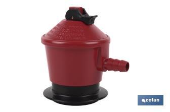 Regulador de Gás Butano/Propano | Pressão 30 ou 50 mbar | De Uso Doméstico | Regulador para Botija de butano - Cofan