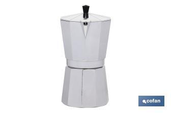 Moka Pot, Provenza Model | Aluminium | For Induction Hobs | Cofan Coffee Maker - Cofan