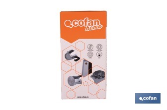Cafetera italiana inducción | Material: aluminio | Mangos de nylon | Apta para todo tipo de fuegos | Disponible en diferentes capacidades - Cofan