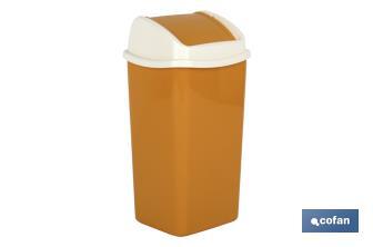 Yellow swing top bin - Cofan