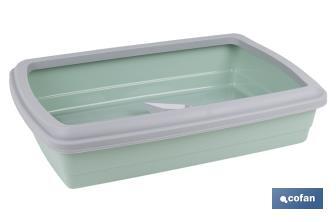 Cat litter tray | Two colours | Size: 47 x 31 x 11cm - Cofan