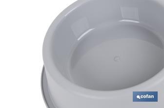 Round food bowl for pets | Available in 2 colours | Size: 24.5 x 7.5cm - Cofan