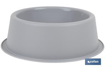 Round food bowl for pets | Available in 2 colours | Size: 24.5 x 7.5cm - Cofan