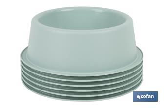 Comedor para animais de estimação | Em 2 Cores | Medida: 24,5 x 7,5 cm - Cofan