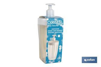 Doseur de savon | Deux couleurs | Capacité de 870 ml - Cofan