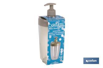 Dispenser per sapone | Due colori | Capacità da 870 ml - Cofan