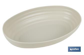 Multipurpose oval serving dish | Available in 2 colours | Size: 24 x 16 x 5.5cm - Cofan