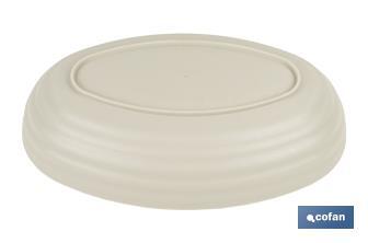 Plat Ovale Multi-usages | En 2 Couleurs | Dimensions : 24 x 16 x 5,5 cm - Cofan