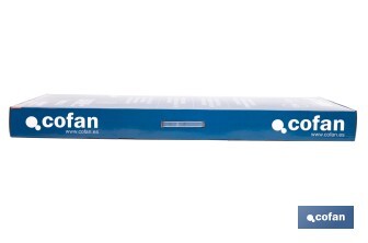 Coluna de ducha com torneira monocomando | Design do cabeçal quadrado | Ajustável em altura - Cofan