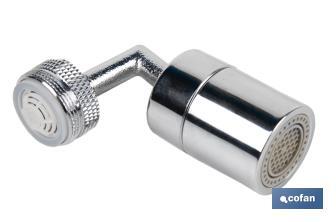 Brise-jet de robinet avec extension rotative universel 720° anti-éclaboussures - Cofan