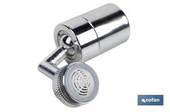 Brise-jet de robinet avec extension rotative universel 720° anti-éclaboussures - Cofan