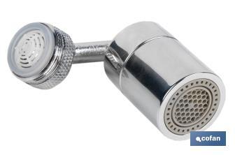 Brise-jet de robinet avec extension rotative universel 720° anti-éclaboussures - Cofan