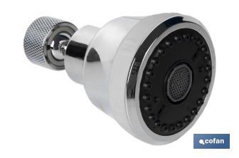 Aerador de torneira com 4 modos | Adequado para torneiras de cozinha | Métrica 22 | Medidas: 5,8 x 8 cm - Cofan
