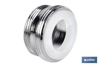 Male thread tap adapter | Brass | M22-24 thread | Supplied in single units - Cofan
