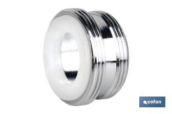 Male thread tap adapter | Brass | M22-24 thread | Supplied in single units - Cofan