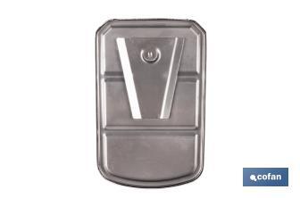 Dosificador de jabón en acero inoxidable 304 | Varias Medidas y Capacidades | Dispensador con ventana de visualización - Cofan