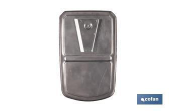 Dosificador de jabón en acero inoxidable 304 | Varias Medidas y Capacidades | Dispensador con ventana de visualización - Cofan