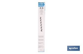 Perchero de pared | Material: acero inoxidable 304 | Acabado: satinado | Disponible con diferentes colgadores - Cofan