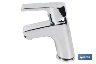 Single-handle basin tap | Ross Model | Brass | Size: 13 x 11 x 4.5cm - Cofan