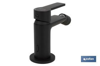 Robinet Mitigeur pour Bidet | Couleur Robinetterie Noire | Cartouche de 25 mm - Cofan