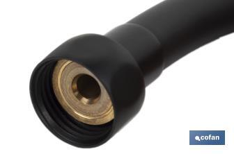 Shower hose | Black bathroom fittings | Size: 150cm - Cofan