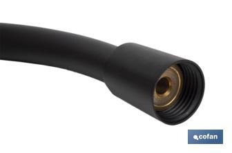 Shower hose | Black bathroom fittings | Size: 150cm - Cofan