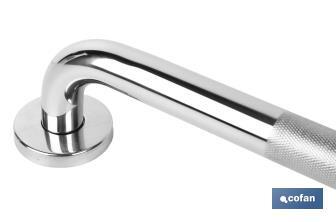 Barra de Apoyo Antideslizante Recta | Material: Acero Inoxidable 304 | Diferentes Medidas - Cofan