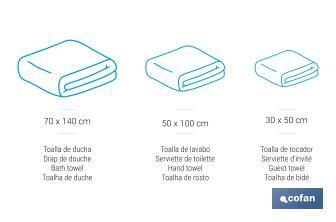 Lot de 3 serviettes de couleur bleu marine avec 580 g/m2 | Gamme Marin | Lot de serviettes 100 % coton - Cofan