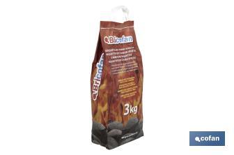 3kg Charcoal briquettes - Cofan