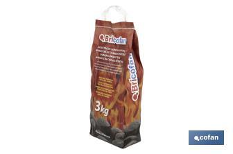 3kg Charcoal briquettes - Cofan