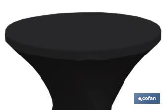 Cobertura de Mesa Bar | Cor Branco, Preto ou Vermelho | Toalha de mesa elasticos de licra para mesa de coquetel - Cofan