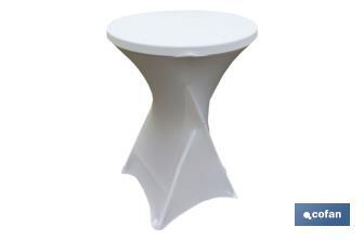 Table bar cover | Lycra | Ideal for cocktail parties, weddings, parties and decoration - Cofan