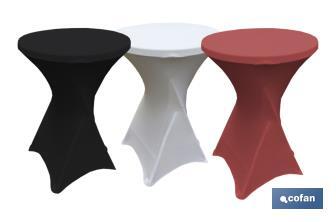 Table bar cover | Lycra | Ideal for cocktail parties, weddings, parties and decoration - Cofan