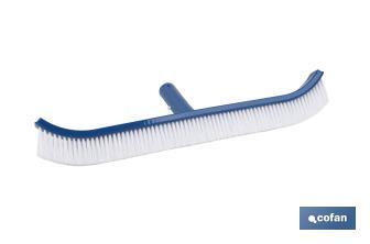 Brosse Courbée pour Piscines | Dimension de la brosse de 45 cm - Cofan