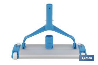 Nettoyeur pour Piscines | Brosse de fond Fabriquée en Aluminium - Cofan