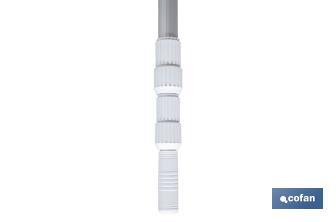 Pértiga Extensible de 100-300 cm para accesorios de limpieza de piscinas - Cofan